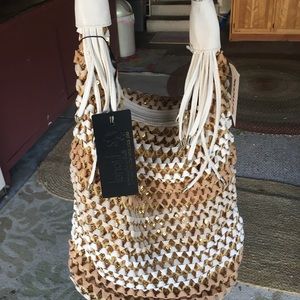 Brand new shimmering gold purse